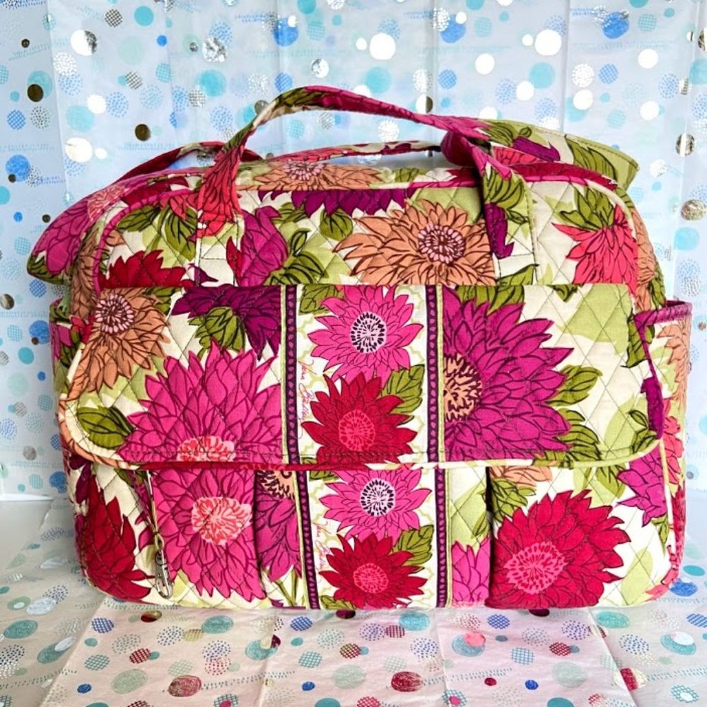 VERA BRADLEY HELLO DAHLIA! DIAPER BAG GORGEOUS!